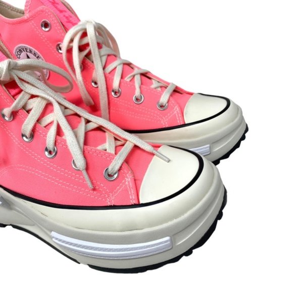 Converse Run Star Legacy CX High Shoes Electrical Pink Canvas Women Size A05012C - Picture 5 of 9